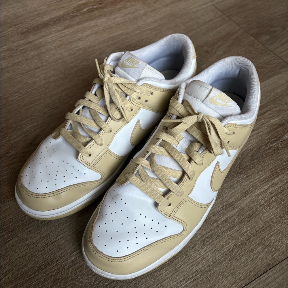 Nike Dunk Men's White and Beige